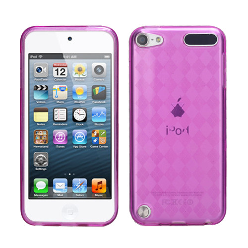 MYBAT Hot Pink Argyle Pane Candy Skin Cover for iPod touch (6th generation),iPod touch (5th generation)