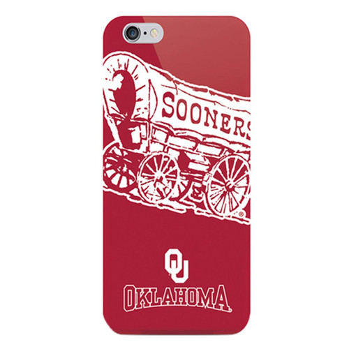 Mizco Sports NCAA Oversized Snapback TPU Case for Apple iPhone 6 / 6S (University of Oklahoma)