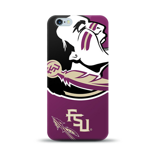 Mizco Sports NCAA Oversized Snapback TPU Case for Apple iPhone 6 Plus / 6S Plus (Florida State University)