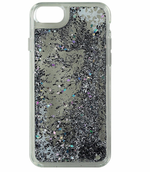 Milk & Honey Waterfall Liquid Glitter Case for iPhone 6/6s/7 - Silver Snow Globe