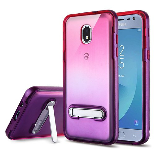 Purple/Hot Pink and Purple Hybrid Protector Cover (w/ Magnetic Stand)