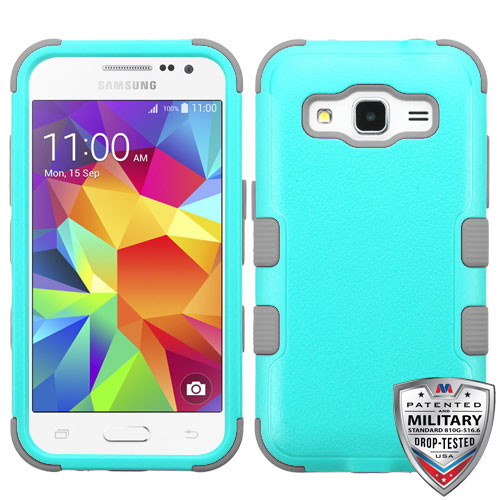 MYBAT Natural Teal Green/Iron Gray TUFF Hybrid Case for Galaxy Core Prime,Galaxy Prevail Lte,G360 (Prevail LTE)
