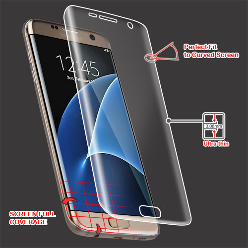 MYBAT Screen Protector (w/ Curved Coverage) for G935 (Galaxy S7 Edge)