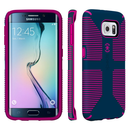 Speck CandyShell Grip Case for Galaxy S6 Edge - Deep Sea Blue/Lipstick Pink