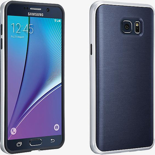 Verizon Soft Cover Bumper Case for Samsung Galaxy Note 5 - Blue