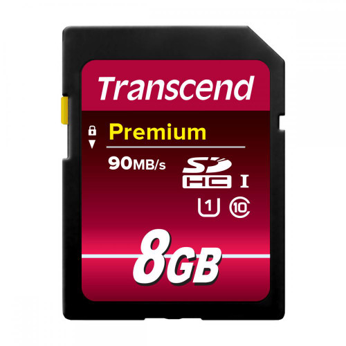 SDHC UHS-I U1 8GB Class 10 Premium Memory Card
