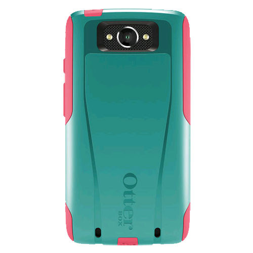 OtterBox Commuter Case for Motorola Droid Turbo - Teal Rose