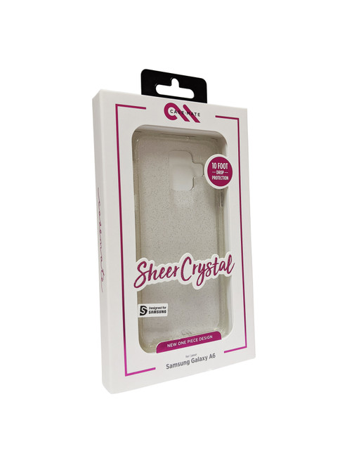 Case-Mate Sheer Crystal Case for Samsung Galaxy A6 - Crystal Clear