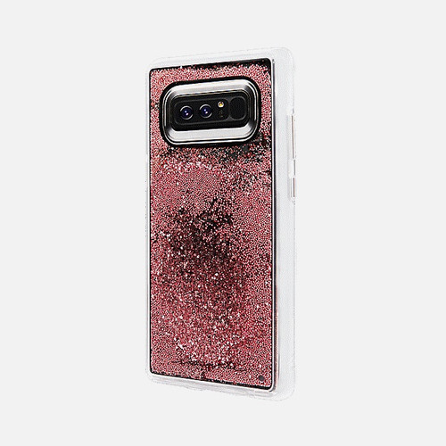 Case-Mate Wasserfall-Hülle für Samsung Galaxy Note 8 – Rose Gold Glitter