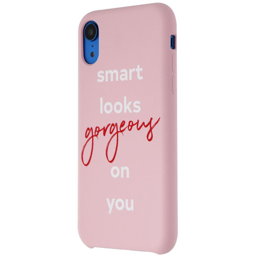 My Social Canvas Soft Silicone Case for iPhone XR - Pink (Smart Looks Gorgeous)