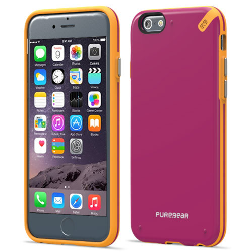 Apple iPhone 6 PureGEAR Slim Shell Case - Sunset Pink
