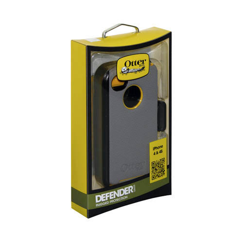 OtterBox Defender Interactive Case for Apple iPhone 4s/4 (Sun Yellow/Gunmetal Grey)