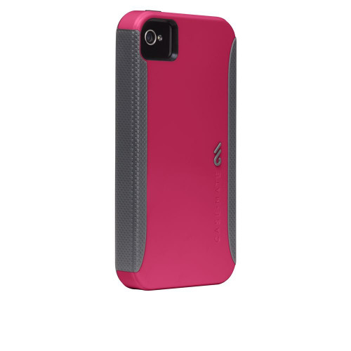 Case-Mate Pop! Case for iPhone 4/4S - Fuchsia Pink/Cool Gray