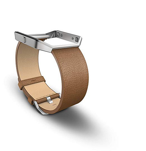 Fitbit Blaze Accessory Band  Leather  Camel  Large