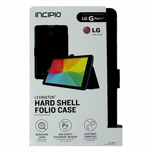 Incipio Lexington Hard Shell Folio Case for LG G Pad 7.0 - Black