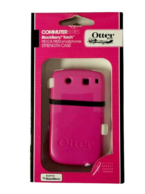 OtterBox Commuter Case for BlackBerry Torch 9800/9810 - White/Pink