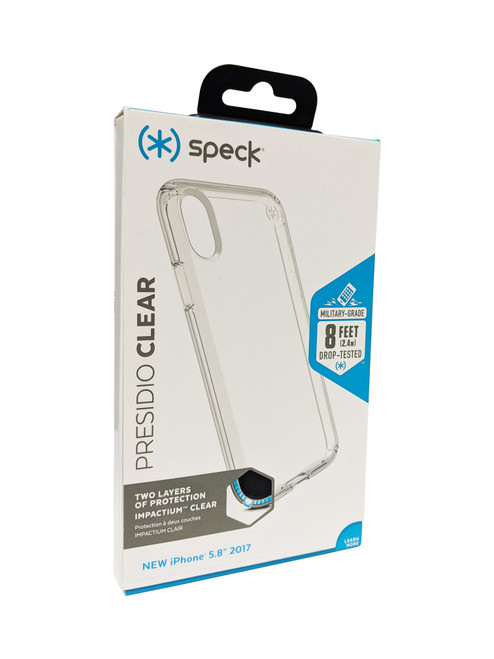 Speck Presidio Clear Case for Apple iPhone X/XS - Clear