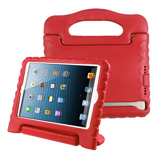 Handbag Kids Drop-resistant Protector Cover for iPad 9.7 (2018) (A1954,A1893) - Red