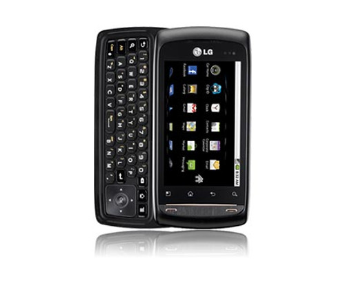 LG AS740 Axis Handy für nTelos - Schwarz