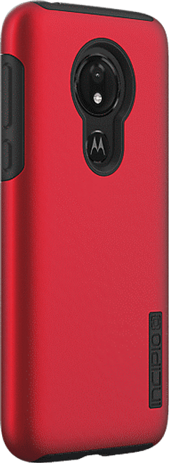 Incipio DualPro Case for moto g7 power - Iridescent Red/Black