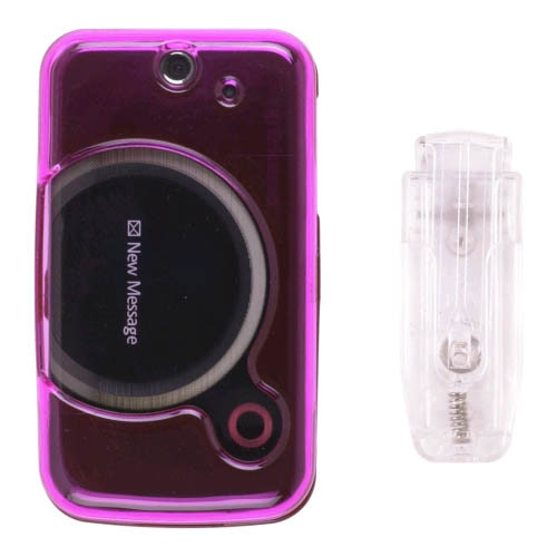 5 Pack -Wireless Solution Snap-On Case  for Sony Ericsson T717 (Pink)