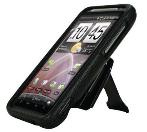 5 Pack -Body Glove Snap-on Case for HTC ThunderBolt - Black (9208501)