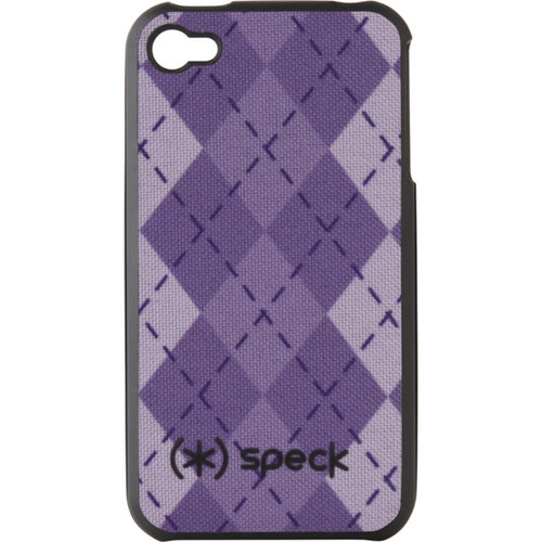 5 Pack -Speck Fitted Argyle Design Case for Apple iPhone 4/4S (Purple)
