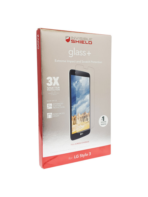 ZAGG InvisibleShield Glass+ Screen Protector for LG Stylo 3