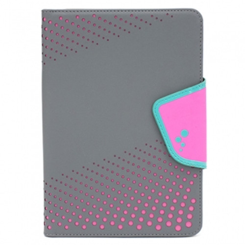 UNIVERSAL M-EDGE SNEAK FOLIO 7IN TO 8IN TABLET - GRAY WITH PINK