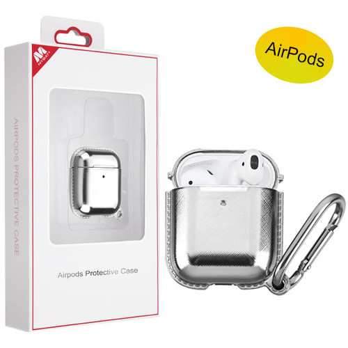 MYBAT AirPods Silver Electroplated Protective Case