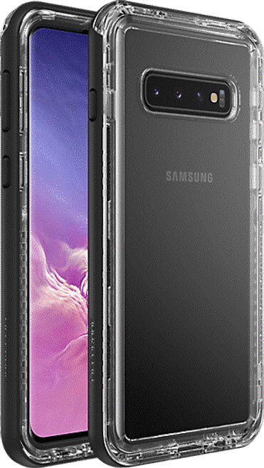 LifeProof NEXT Series Hülle für Samsung Galaxy S10 – Schwarzer Kristall