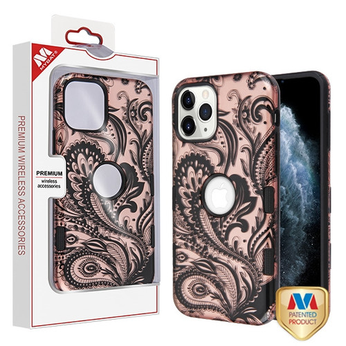 MYBAT Phoenix Flower (2D Rose Gold)/Black TUFF Subs Hybrid Case (with Package)