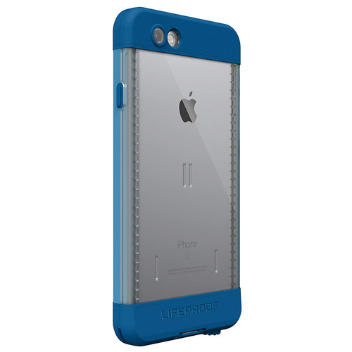 Lifeproof NÃœÃœD waterdichte hoes voor iPhone 6s Plus - CLIFF DIVE (BEACHY BLUE/CLEAR/STORMY SEAS BLUE)