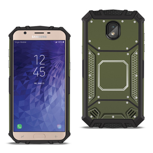 SAMSUNG GALAXY J7 (2018) Metallic Front Cover Case In Green