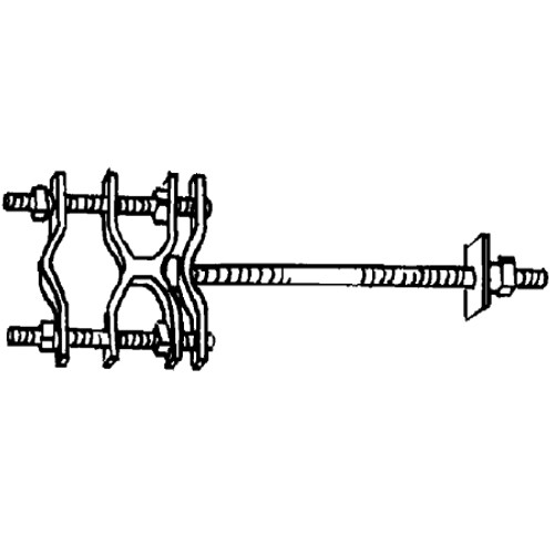 Mtg Clamps for wood, 2 ea