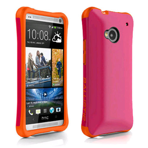 Ballistic Aspira Case for HTC One / M7 (Hot Pink/Tangerine)