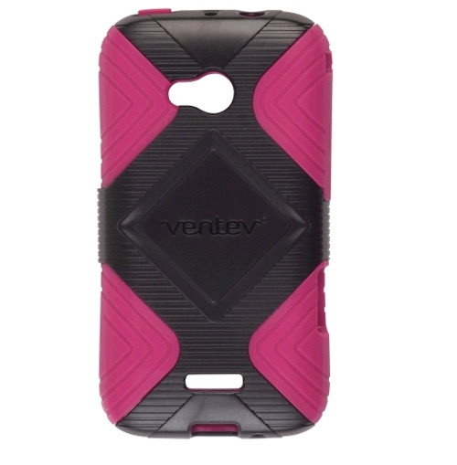 Ventev GEO Case for the Samsung Galaxy Victory 4G LTE SPH-L300 (Pink/Black)