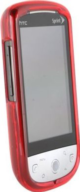HTC Hero Snap-On Hard Case (Translucent Red)