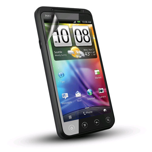 Technocel Screen and Anti-Glare Screen Protector for HTC Evo 3D - Clear