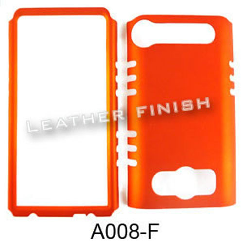 Rocker Series Snap-On Protector Case for HTC Evo 4G (Leather Honey Burn Orange)