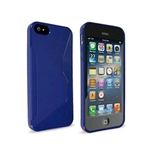 Technocel Solid Ying Yang Slider Skin for Apple iPhone 5 (Blue)