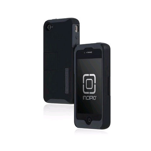 Incipio DualPro Case for Apple iPhone 4 - Black/Grey