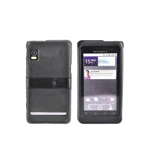 Verizon Snap-On Case with Kickstand for Motorola Droid 2 A955 (Black)