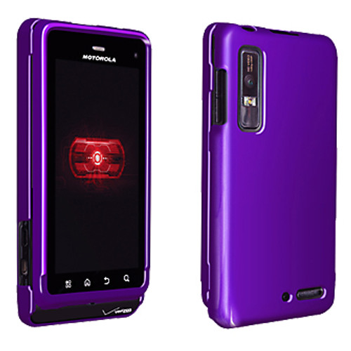 OEM Verizon Hard Snap-On Case for Motorola Droid 2 (Purple) (Bulk Packaging)