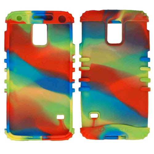 Unlimited Cellular Rocker Series Skin for Samsung Galaxy S5 - Rainbow