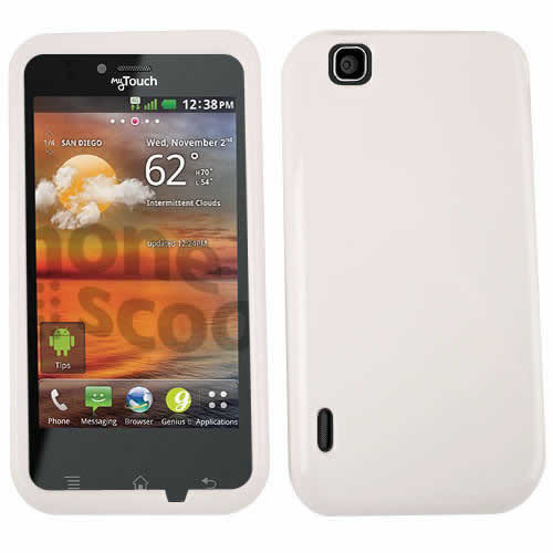 Unlimited Cellular Snap-On Case for LG myTouch E739 (Honey White)