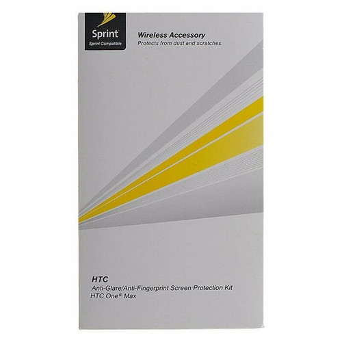 Sprint Anti-Glare Screen Protector with Cleaning Cloth for HTC One Max - Clear