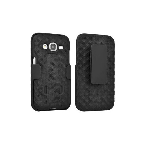 Shell Holster Combo with Kickstand for Samsung Galaxy Core Prime