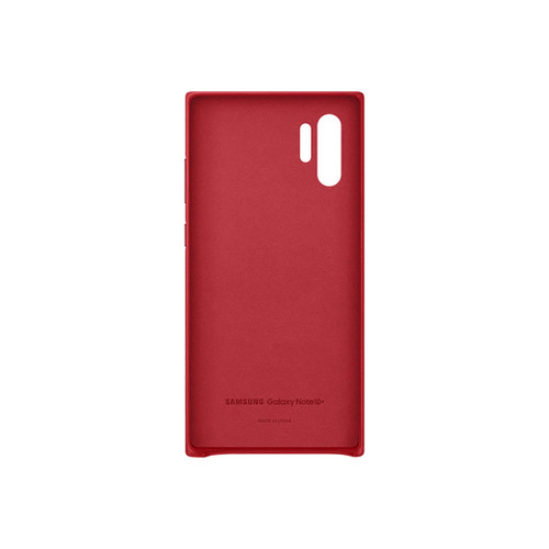 Original Samsung Leather Back Cover for Galaxy Note10 Plus - Red