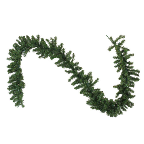 Northlight 9' x 10" Pre-Lit LED Canadian Pine Artificial Christmas Garland - Clear Lights
